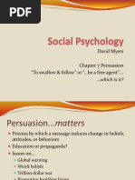 David Myers Chapter 7 Persuasion "To Swallow & Follow" or " Be A Free Agent" . Which Is It?