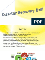 Disaster Recovery Drill