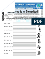 Ficha de Deberes y Derechos Del Niño para Segundo de Primaria