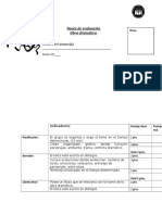 Pauta de Evaluación Obra Dramatica