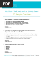 MCQ 15 Sample Questions PDF