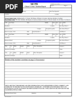 Sample Crime Report Template