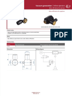 Vacuum Generation - Inline Ejectors: Blow-Off Device For Ejectors