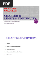 Chapter 1 Limits and Continuity