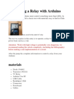 Controlling A Relay With Arduino