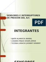 Sensores e Interruptores de Presión