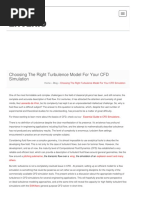 Choosing The Right Turbulence Model For Your CFD S PDF