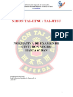 RFEK Normativa de Examen Nihon Tai Jitsu 2017