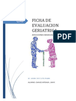 Ficha de Evaluacion Geriatrica PDF