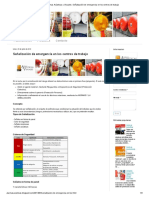 Alarmas Acústicas y Visuales - Señalización de Emergencia en Los Centros de Trabajo