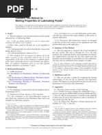 Misting Properties of Lubricating Fluids: Standard Test Method For