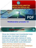 5.2 Melaksanakan Prosedur K3