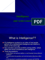 Achievement Test and Intelligence Test