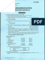 Simulacro UNI 2017 2 Examen y Solucionario PDF