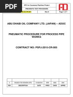 Pnumatic Test Procedure R0