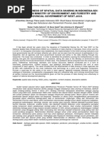 The Effectiveness of Spatial Data Sharing in Indonesia-Sdi: Case Study in Ministry of Environment and Forestry and Provincial Government of West Java