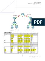 Lab 2 - Inter-VLAN and Static Routing