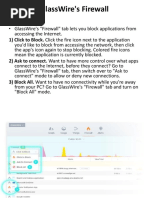 Glasswire'S Firewall: 1) Click To Block. Click The Fire Icon Next To The Application