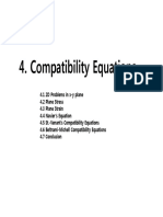 Compatibility Equations