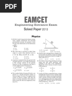 Eamcet '13 PDF