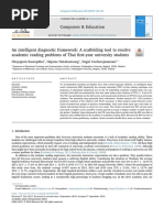 An Intelligent Diagnostic Framework - A Scaffolding Tool To Resolve Academic Reading Problems of Thai First-Year University Students