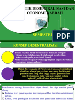 Politik Desentralisasi Dan Otonomi Daerah Pertemuan Ke-1