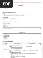 Global Elementary: Lesson Plan Subject: English Unit: 5 Time: 15 Class Periods