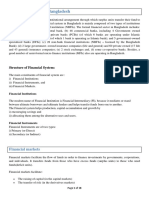 Structure of Financial System