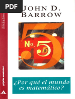 Barrow John D - Por Que El Mundo Es Matematico