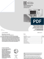 Manual de Instrucciones Horno Microondas Electrolux PDF