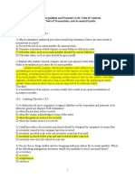 Chapter 18 Audit of The Acquisition and Payment Cycle: Tests of Controls, Substantive Tests of Transactions, and Accounts Payable