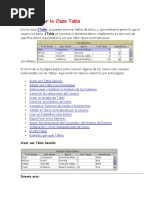 Cómo Utilizar La Clase Table