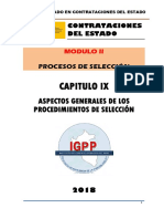 Modulo 02 - Capitulo 9 Aspectos Generales de Los Procedimientos de Seleccion