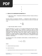 Modulo de Compresion Edometrica