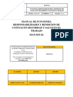 MAN-SST-02 Manual de Funciones, Responsabilidades y Rendicion de Cuentas en SST