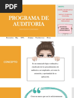 Programa de Auditoria