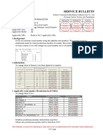 Service Bulletin: Classification: Information