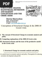 Concepts of Structural Change - Lecture in Universidad Computense Madrid 2019