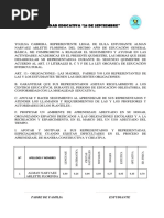 Carta de Compromiso