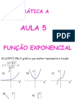 Matemática PPT - Aula 05 - Função Exponencial