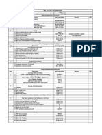 Pre Integration Check List