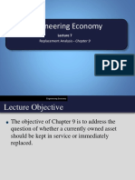 Engineering Economy: Replacement Analysis - Chapter 9