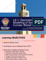 L6-1: Geometric Modeling of Synthetic Curves: Bezier Curve: BITS Pilani