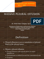 PP Dokter Setia Putra Tarigan MASSIVE PLEURAL EFFUSIONS BPLS Maret 2015