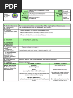 Lesson Plan Cot Grade 9 Health Third