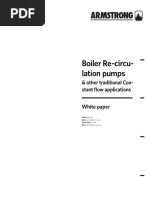 Boiler Re Circulation Pumps