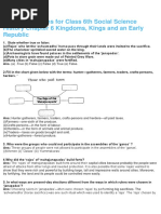 NCERT Solutions For Class 6th Social Science History Chapter 6 Kingdoms