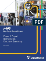 I-405 BRT Phase 1 Executive Summary