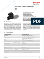 4/3 and 4/2 Directional Spool Valves, ISO Size 02: 1 Description