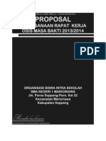 Proposal Rapat Kerja Osis Sma N 1 Marioriawa